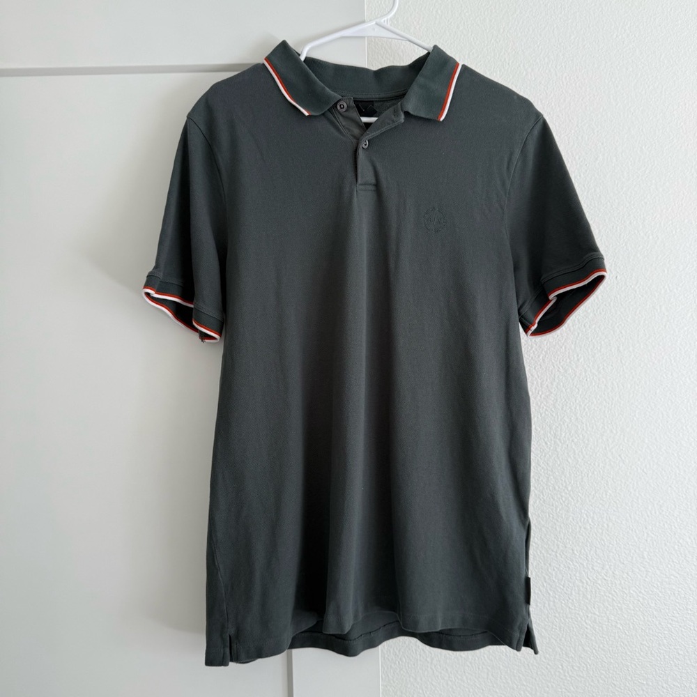 ARMANI EXCHANGE Dark Green Polo Shirt